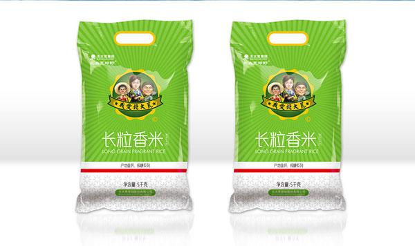 我愛北大荒系列大米包裝設計·農產品包裝設計