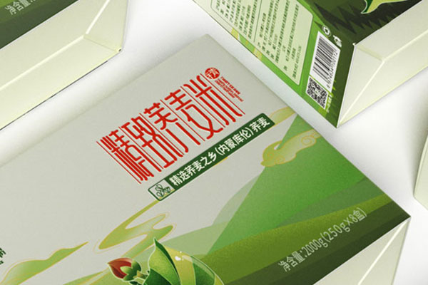 三十六雨蕎麥米禮盒包裝設計